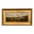 Antique English Country Sheep Landscape Painting in Original Frame, Late 19th Century For Sale