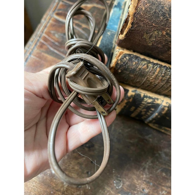 Mid 20th Century Vintage Oversized Italian Ceramic Lamp by Frederick Cooper Depicting Asian Scene For Sale - Image 5 of 11