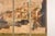 Late 20th Century Vintage Four-Panel Painted Screen Depicting Macau Harbor, 1855 For Sale - Image 5 of 17