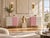 Gold Murano Glass Cabinets from Justfurnituress SRL, Set of 2 For Sale - Image 8 of 10