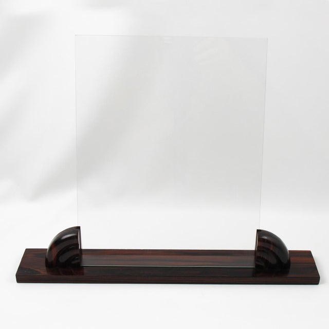 1930s French Art Deco Macassar Wood Picture Frame For Sale - Image 5 of 7