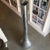 Silver Silver Hand - Hammered Metal Tall Vassel/ Vase For Sale - Image 8 of 10