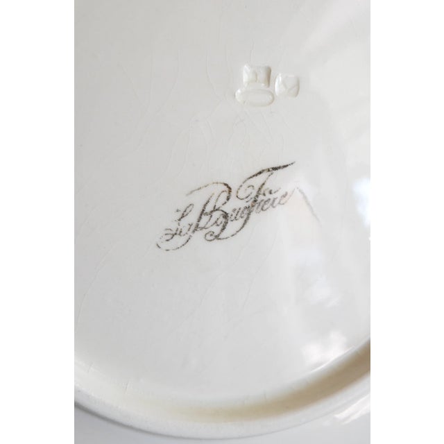 Boch Frères "Le Dimanche Mondain" Decorative Plate For Sale - Image 9 of 9