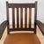 Brown Antique Arts & Crafts Quartersawn Oak Rocking Chair For Sale - Image 8 of 15
