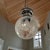 Mid-Century Italian Glass and Chrome Metal Pendant Light, 1960s For Sale - Image 4 of 9
