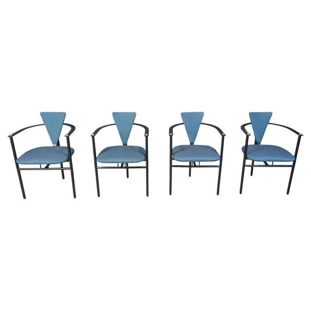 Vintage Dining Chairs from Belgo Chrom, 1980s, Set of 4 For Sale - Image 11 of 11