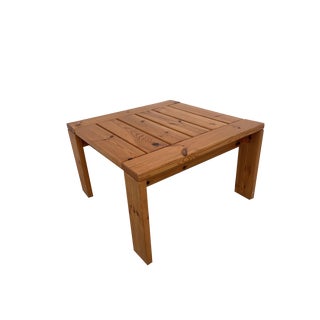 Pine Coffee Table from Maison Regain, 1970s For Sale