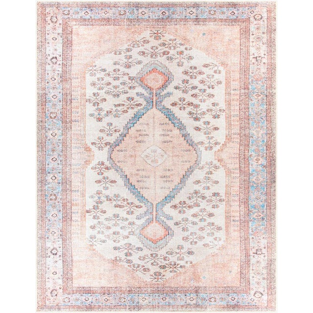 2020s Amelie Machine Woven Rug Light Grey 7x10 For Sale - Image 5 of 5