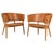 Model ND82 Lounge Chairs in Full Grain Leather and Oak by Nanna Ditzel, 2010s, Set of 2 For Sale - Image 9 of 9