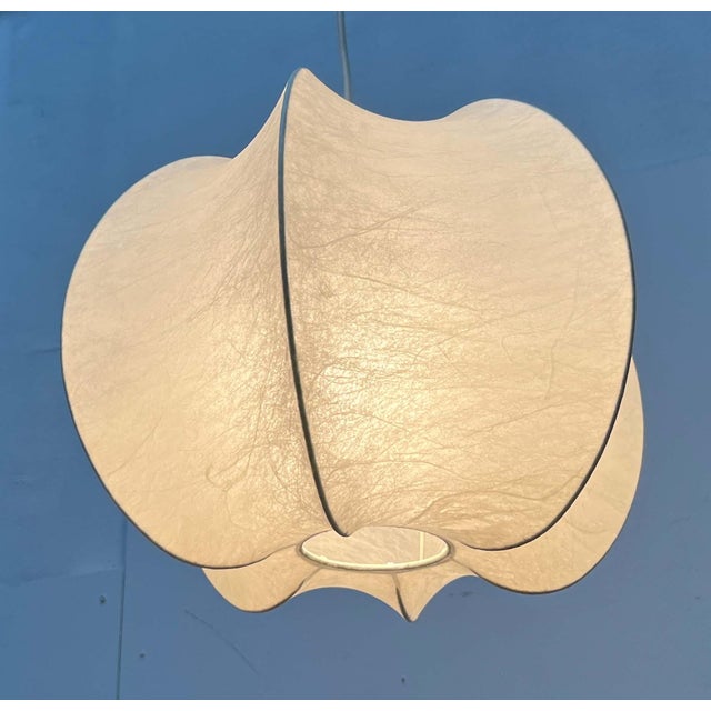 Mid-Century Modern Cocoon Pendant Lamp by Friedel Wauer for Goldkant Leuchten, Germany, 1960s For Sale - Image 13 of 18