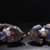 Blue Pair of Vintage Cloisonné Enamel Guardian Lions – Gilt Bronze Foo Dogs, Blue Ground For Sale - Image 8 of 9