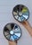 Vintage Sun Mirror Sconces in Pewter by Klöva Hallar, Set of 2 For Sale - Image 4 of 8