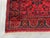 Red and Navy Tribal Geometric Runner Rug, 2'9" X 15'6" For Sale - Image 13 of 17