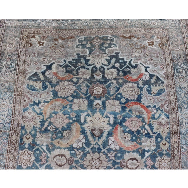 Antique Hand Knotted Kurdish Gallery Runner in All-Over Geometric Design 5'8 X 14'2 For Sale In Atlanta - Image 6 of 12