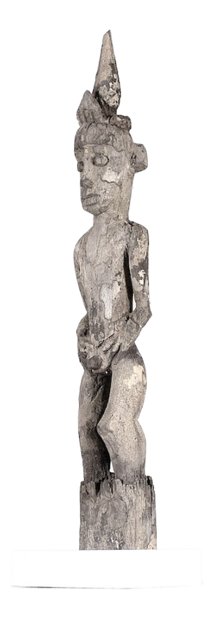 Borneo Artist, Hampatong Dayak Post, 1800s, Ironwood