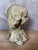 Cement Bust of Girl, 1950s For Sale - Image 9 of 12