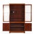 This two-piece Italian cabinet dates to the 19th century and is crafted in warm, richly figured cherry. The upper section...