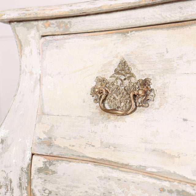 French Painted Two Drawer Commode, 1890s For Sale - Image 3 of 12