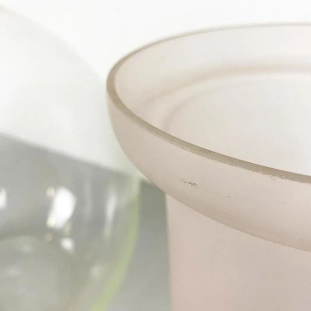 Modern Italian Crystal Vase by Gianfranco Frattini for Kristal Sonoro, 1980s For Sale - Image 9 of 12