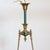 Chandelier in Gilded Bronze and Green Lacquered Metal For Sale - Image 6 of 18