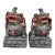 Monumental Pair of Vintage Chinese Shiwan Pottery Temple Lions (Pixiu) | Large Guardian Foo Dogs For Sale