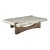 Marble Coffee Table in the Style of DeMuro Das For Sale