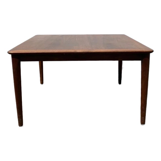 Mid Century Modern Square Wood Coffee Table Vintage Accent For Sale
