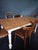 19th Century French Pine Wood Farm Table with a Painted Base For Sale - Image 5 of 13