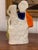 19th Century 19th Century Staffordshire Spill Vase With Figure and Dog For Sale - Image 5 of 6