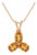 Citrine Cluster Pendant Necklace | Natural Gemstone Charm Pendant | November Birthstone Pendant for Woman For Sale