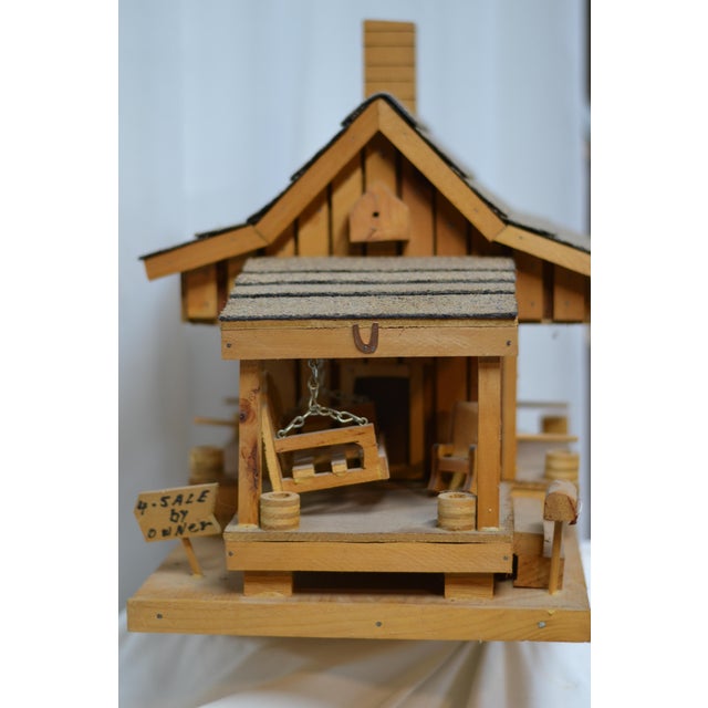 1980s 1980s Executive Birdhouse Solid Wood For Sale - Image 5 of 12