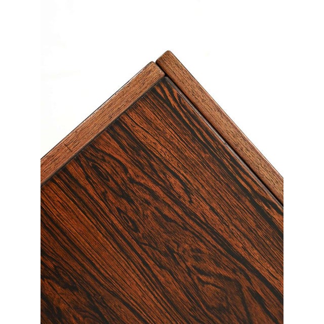 Brown Danish Sidebaord with Rosewood Effect from Denka, 1950s For Sale - Image 8 of 11