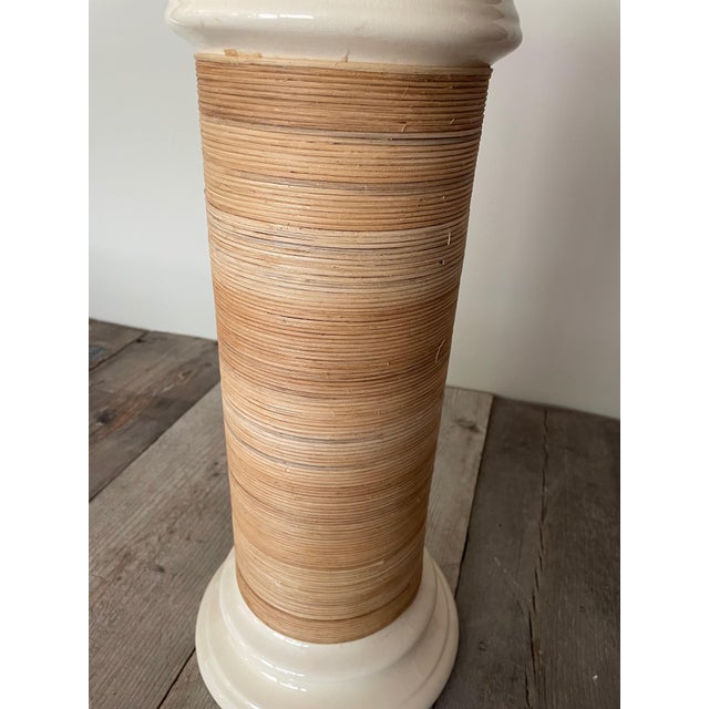 Small Ceramic Bamboo Column, 1960s, in Very Good conditions. Designed 1960 to 1969