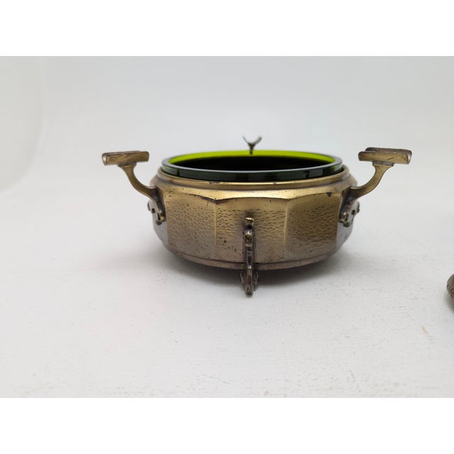 Vintage German Art Deco Smoking Set from WMF, 1920s, Set of 3 For Sale - Image 16 of 18