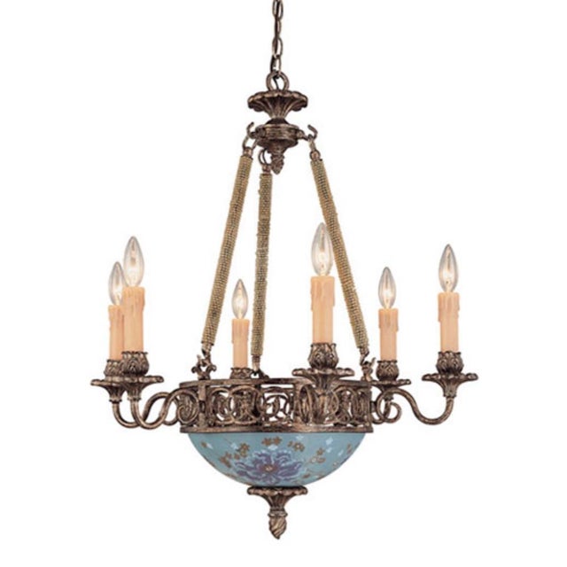 Actual light shown in photos. Tracy Porter by Savoy House Nine Light, Up / Down Lighting Chandelier Featuring a Hand...