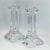 Pair of Orrefors Crystal “Regina” Candlesticks (Tall 7 5/8”) Signed by Olle Alberius (4536-65 Vintage 1990s, Sweden) For Sale - Image 10 of 15