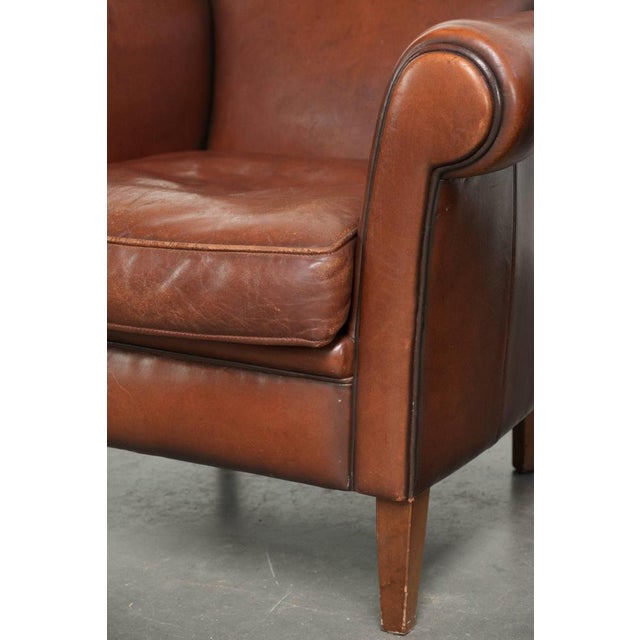 Club Chairs in Sheepskin Leather, Set of 2 For Sale - Image 12 of 16