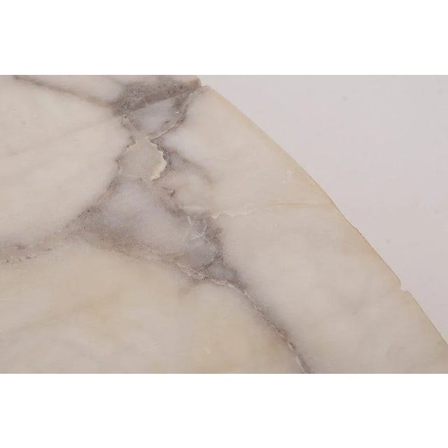 Ivory Mid-Century American Alabaster Wall Light, 1970s For Sale - Image 8 of 10