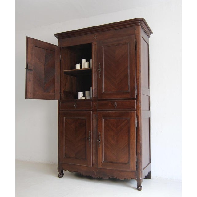 19th Century French Provincial Cherrywood Cabinet For Sale - Image 5 of 18