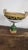 White Mid-20th Century French P. Limoges Hand-Painted Porcelain & Gilt-Metal Pedestal Centerpiece Bowl For Sale - Image 8 of 18