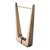 "Arcadia" Umbrella Stand With Bronze, Stainless Steel Detail, Handmade For Sale - Image 4 of 5