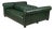 Emerald Green Leather Double-Sided Chesterfield Sofa For Sale