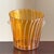 Vintage 1970s Venini for Disaronno Murano Glass Ice Bucket, Amber & White For Sale - Image 15 of 17