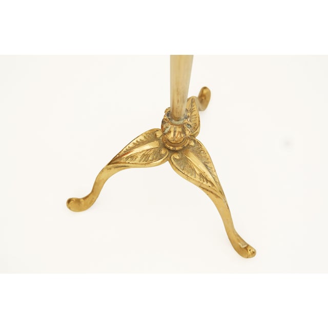 Vintage Gilt Brass Tripod Ashtray For Sale - Image 9 of 10