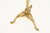 Vintage Gilt Brass Tripod Ashtray For Sale - Image 9 of 10
