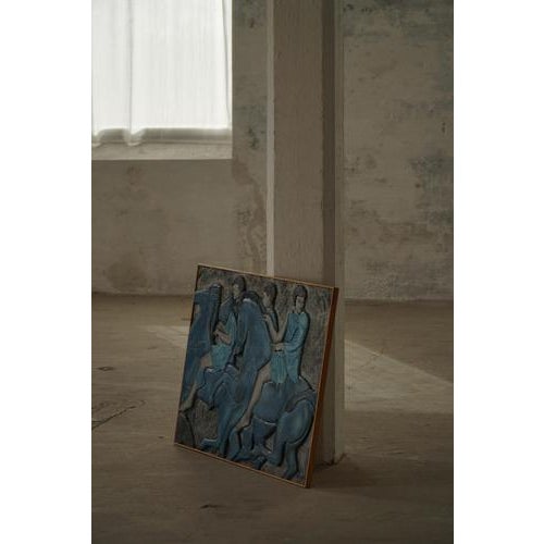 Mid-20th Century Modern Wall Relief with Figural Motif, 1950s For Sale - Image 18 of 18