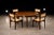 This set of four dining chairs reflects the disciplined clarity and material refinement characteristic of Brazilian design...