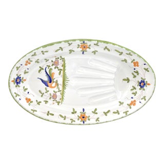 Mid 20th Century French Faience Carving / Serving Platter For Sale