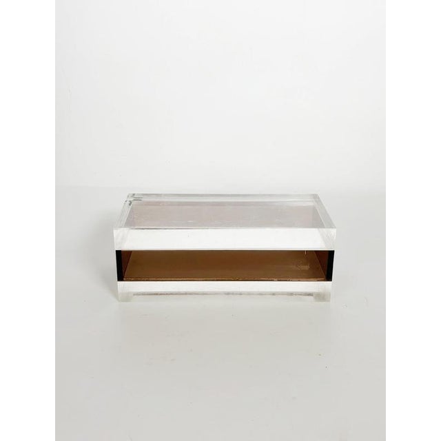 Mid-Century Modern French Altuglas Box, France, 1970s For Sale - Image 3 of 12