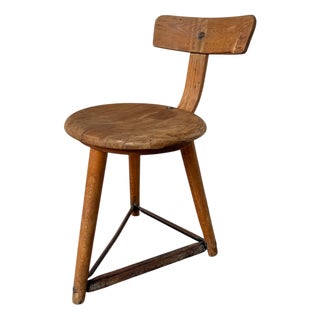 Tripod Workshop Chair, 1950s For Sale